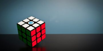solved 3x3 Rubik's Cube