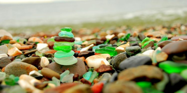 assorted-color stones on ground