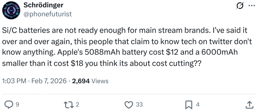 Реальна ціна батареї iPhone 17 Pro в 10 разів менша, ніж стягує Apple за заміну