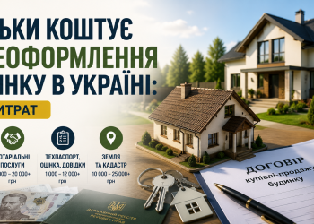 Скільки коштує переоформлення будинку в Україні