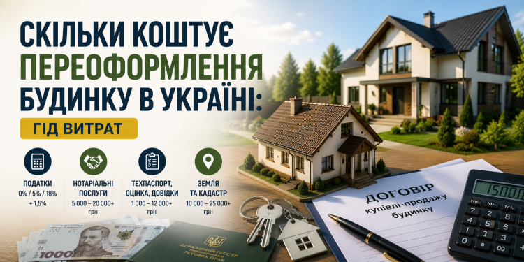 Скільки коштує переоформлення будинку в Україні: гід витрат